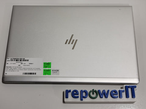 HP Elitebook 850 G5 15.6" Laptop i5-8350U 1.7GHz 16GB 512GB M.2 NVMe SSD W11P Grade B