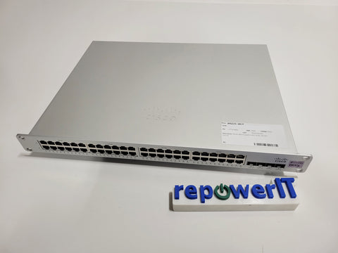 Cisco MS225-48LP-HW Meraki 48-Port Gigabit Switch w/ 4x 10G SFP USED UNCLAIMED