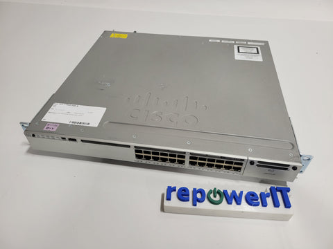 Cisco WS-C3850-24P-S Cisco 3850 Series 24 Port PoE+ Switch USED