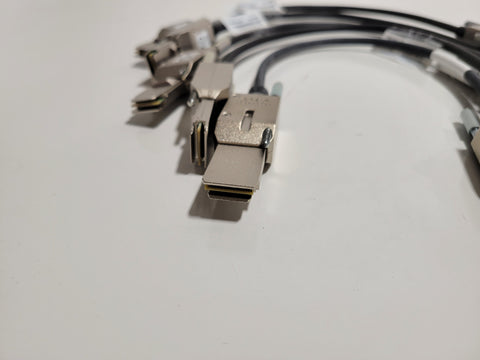 Lot of 6x Cisco STACK-T2-50CM / 3M V03 StackWise Stacking Cables USED