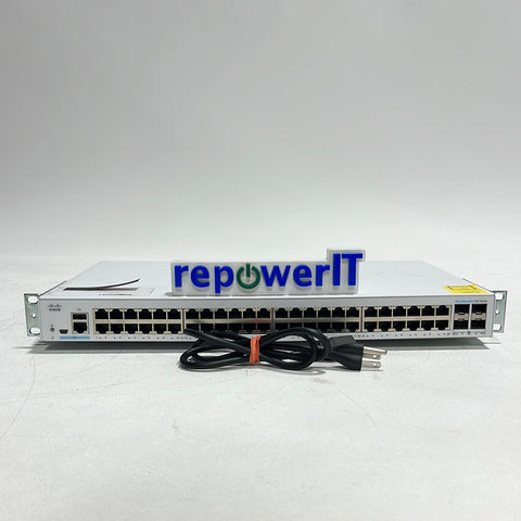 Cisco CBS350-48T-4G 48 Port Gigabit Ethernet Switch GRADE B + Rack Ears