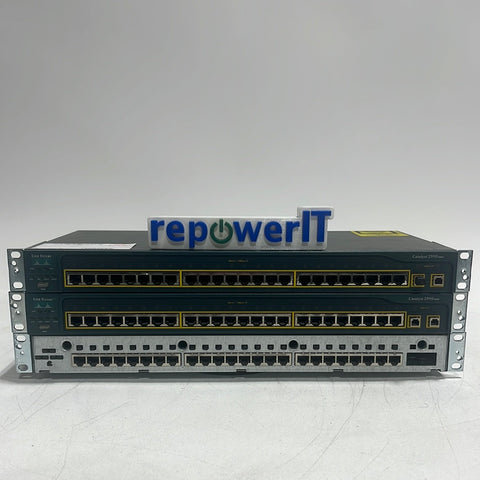 Lot of 3x Cisco WS-C2950C-24 24 Port 10/100 Managed Switch GRADE B + D