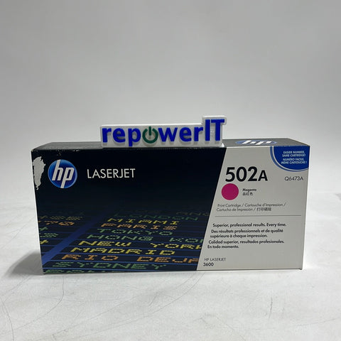 Genuine HP Q6473A LaserJet Magenta Toner Cartridge NEW