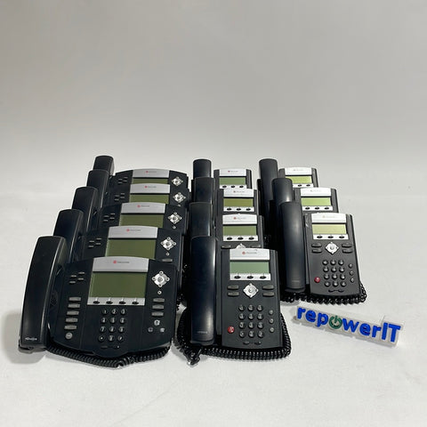 Lot of 41x Polycom IP Phones BEM CEM 331 335 450 550 650 670 7000