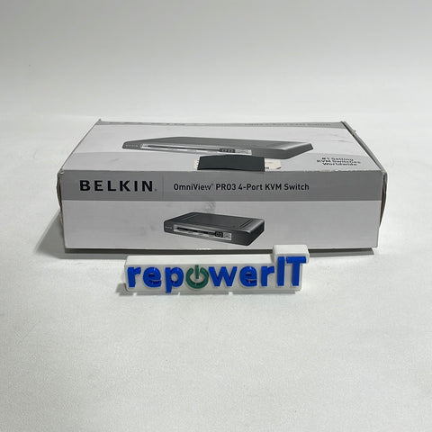 Belkin F1DA104Z OmniView PRO3 4-Port KVM Switch Grade B
