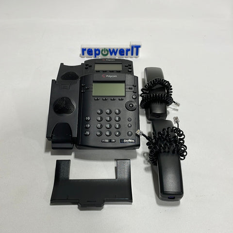 Lot of 2x Polycom VVX300 6-Line VOIP POE Phones + 1x VVX600