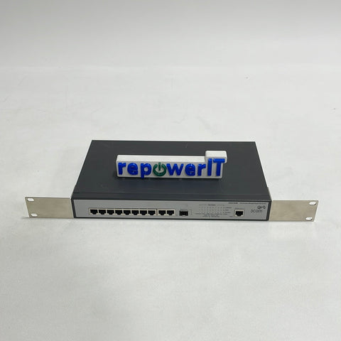 3Com 3CDSG10PWR 10-Port Gigabit PoE Switch with Rack Ears Grade C 0176